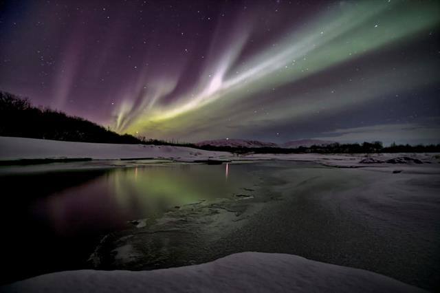 Northern Lights - Aurora borealis in Iceland