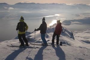 Skiing in the Eastfjords