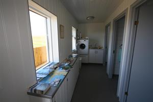 Hallway and washing facility