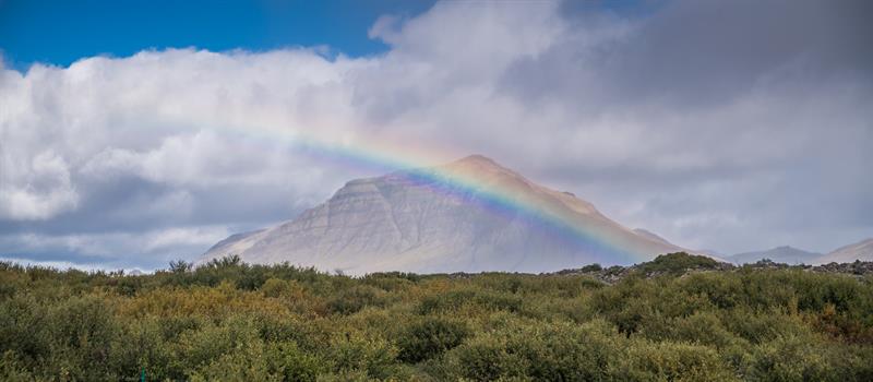 Rainbow in West Iceland