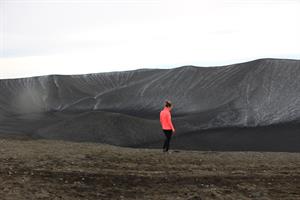 Hike up to the rim of Hverfjall Crater in North Ieland.