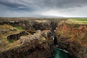 Visit the impressive Kolugljúfur Canyon in NorthWest Iceland.