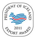  President of Iceland’s Export Award in 2011