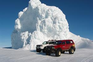 Go on a glacier tour - by jeep or snowmobile.