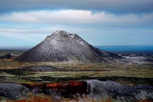 Enjoy a hike up one of Iceland's countless mountains, here Mt. Keilir on Reykjanes Peninsula. 