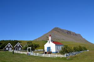 Enjoy historic sites and stunning mountain views in the Westfjords.